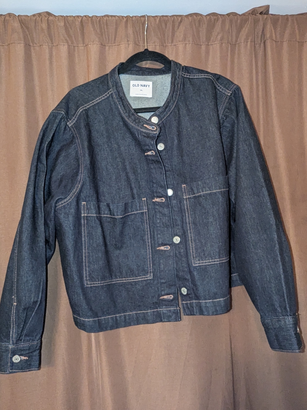 Old Navy Women's Dark Indigo Denim Jacket